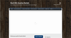 Desktop Screenshot of blackhillsvacationrentals.net